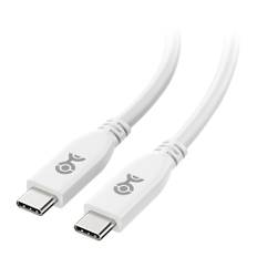 Cable Matters 40Gbps USB4 Cable 240W 40Gbps USB Display Thunderbolt Compatible with and Surface Pro White - 0.8m, [8K@60Hz / 4K@240Hz Video, Charging, vit