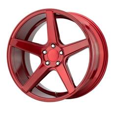 KMC DistrictX8.5 ET42 5x114.3 72.60 Candy Red Fälg