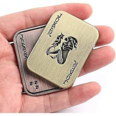 Magnetiske Metal Fidget Legetøj - Metal Poker Push Card Fidget Slider Stress Relief Legetøj, Fidget Spinner Mens Edc Legetøj Fidget Legetøj Haptisk Mønt