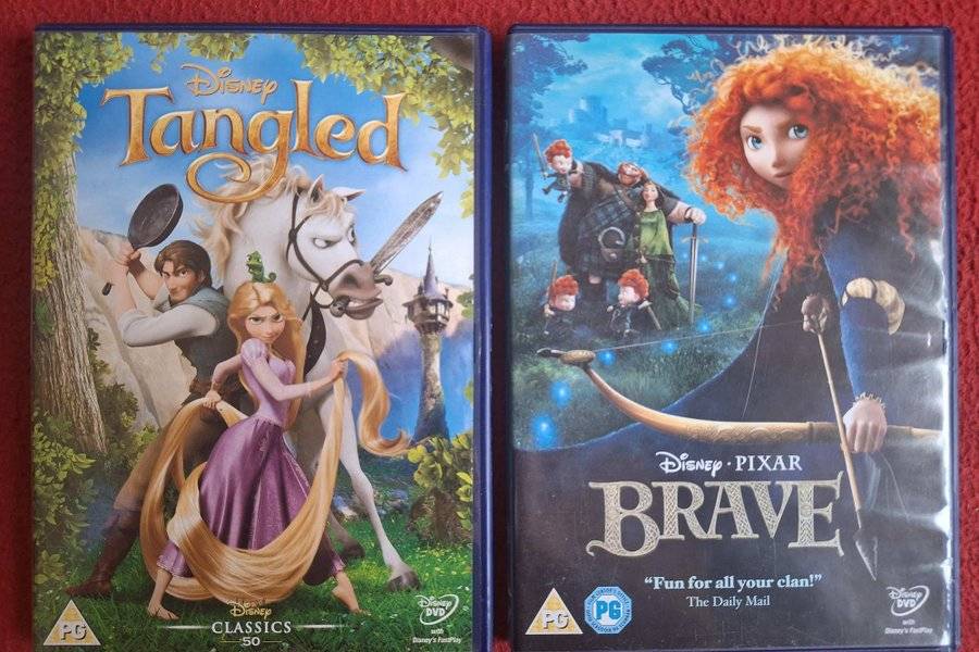 DISNEY TANGLED / BRAVE DVD