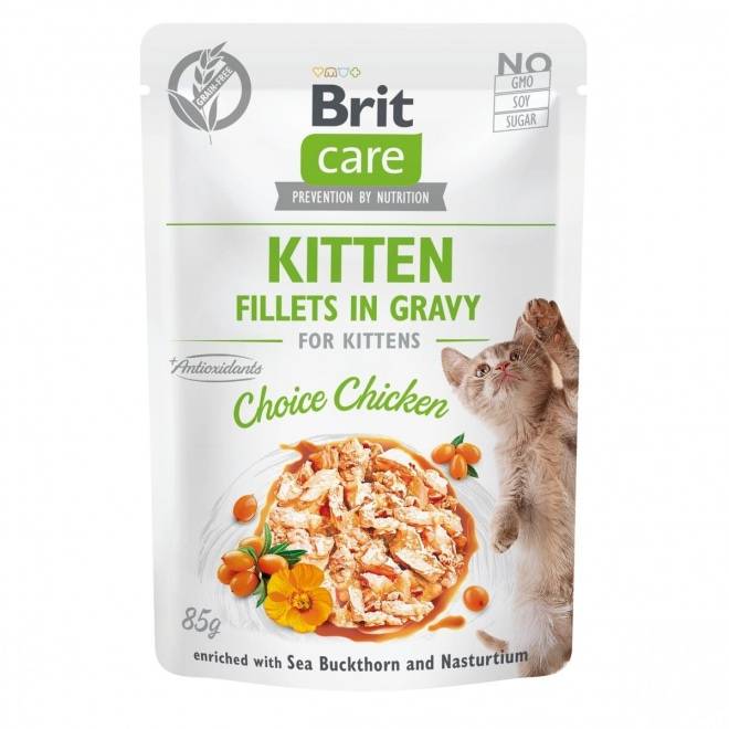 Brit Care Kitten Chicken in Gravy 85 g