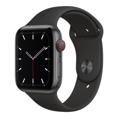 Apple Watch SE 4G 2022 - Aluminium/Sport Band 44mm / Nyskick / Svart