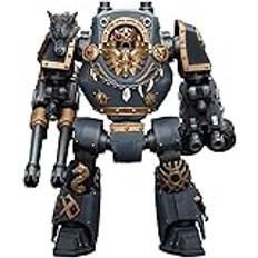 LEBOO JoyToy Warhammer The Horus Heresy Space Wolves Contemptor Dreadnought med Gravis Bolt Cannon 24 cm 1/18 skala samlarobjekt actionfigur