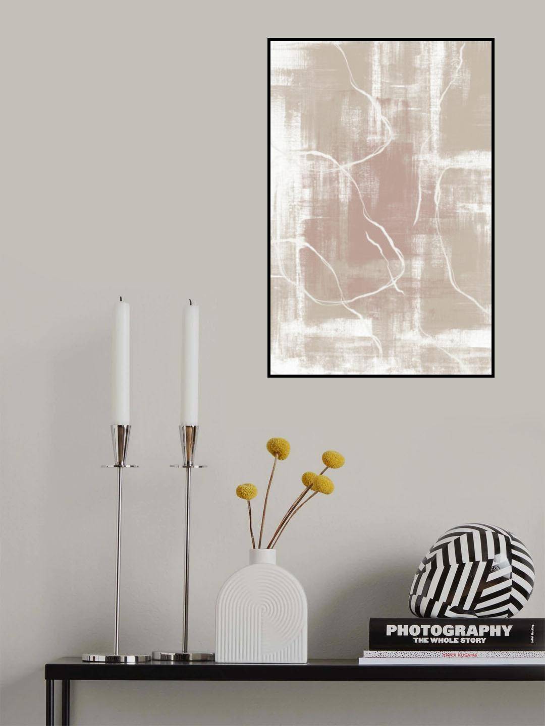Nordic Snow Poster och Canvastavla - Poster 50x70 cm