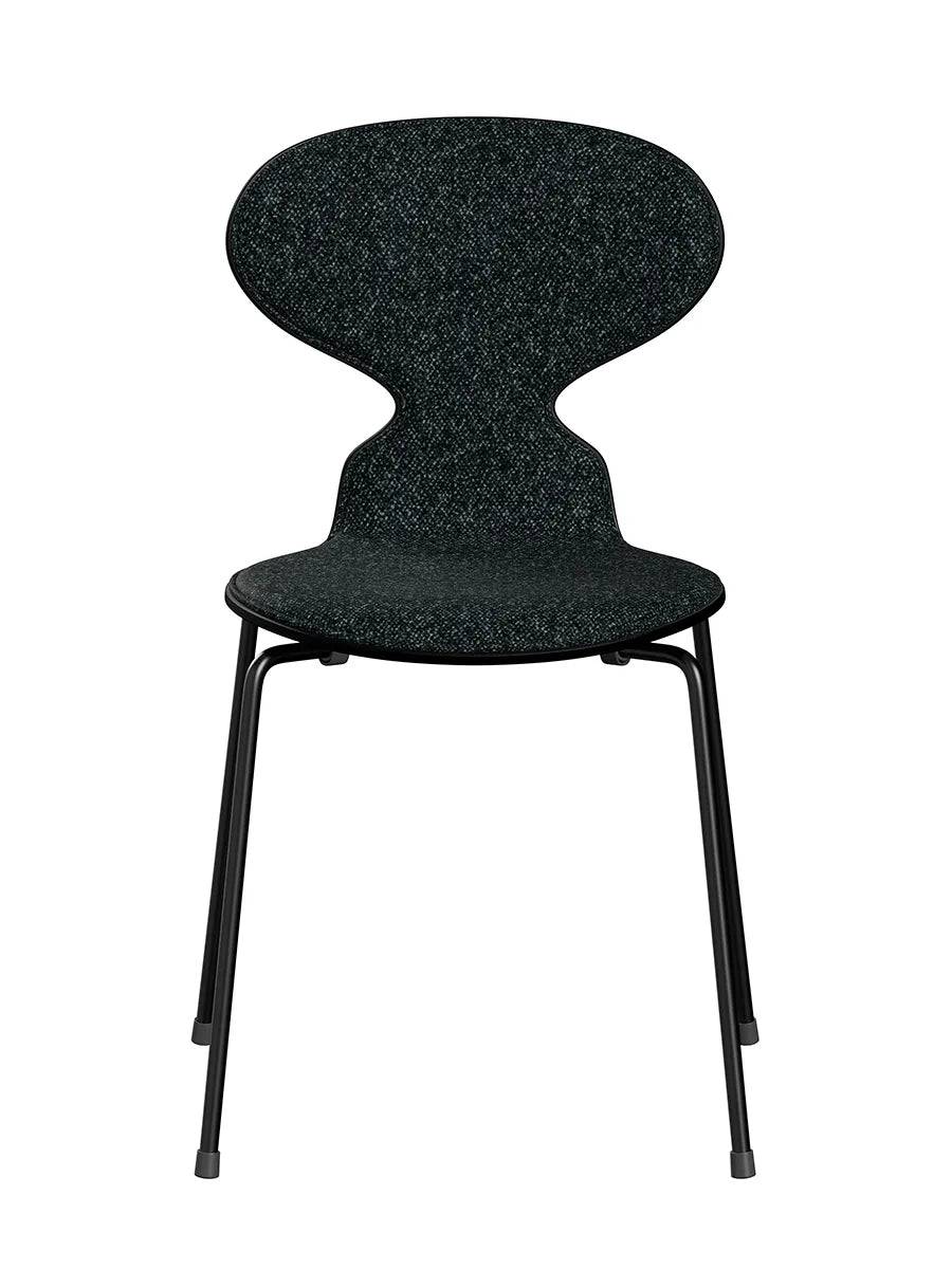 3101 Myren Stol, forsidepolstret af Arne Jacobsen Sortfarvet ask-Vanir 193 tekstil / Brown Bronze - Jacobsen Plus