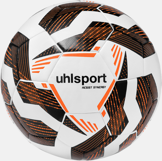 Uhl Sport Fotboll Resist Synergy Fotbollar Vit/Svart/Fluo Orange - 4