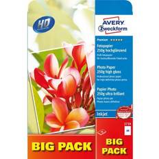 A4 Avery fotopapir glossy 250g inkjet (50)