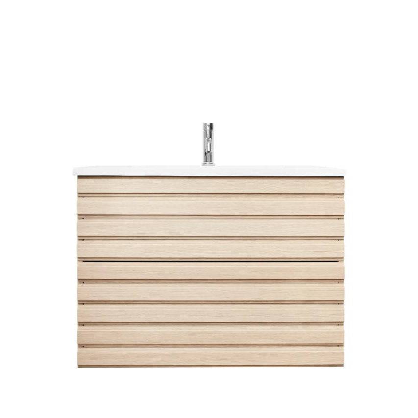 Cassøe Class vaskeskab - 100 cm - Hvidpigmenteret eg