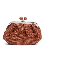 Weekend Max Mara, Väska, Dam, ONE Size, Orange Raffia Clutch Väska