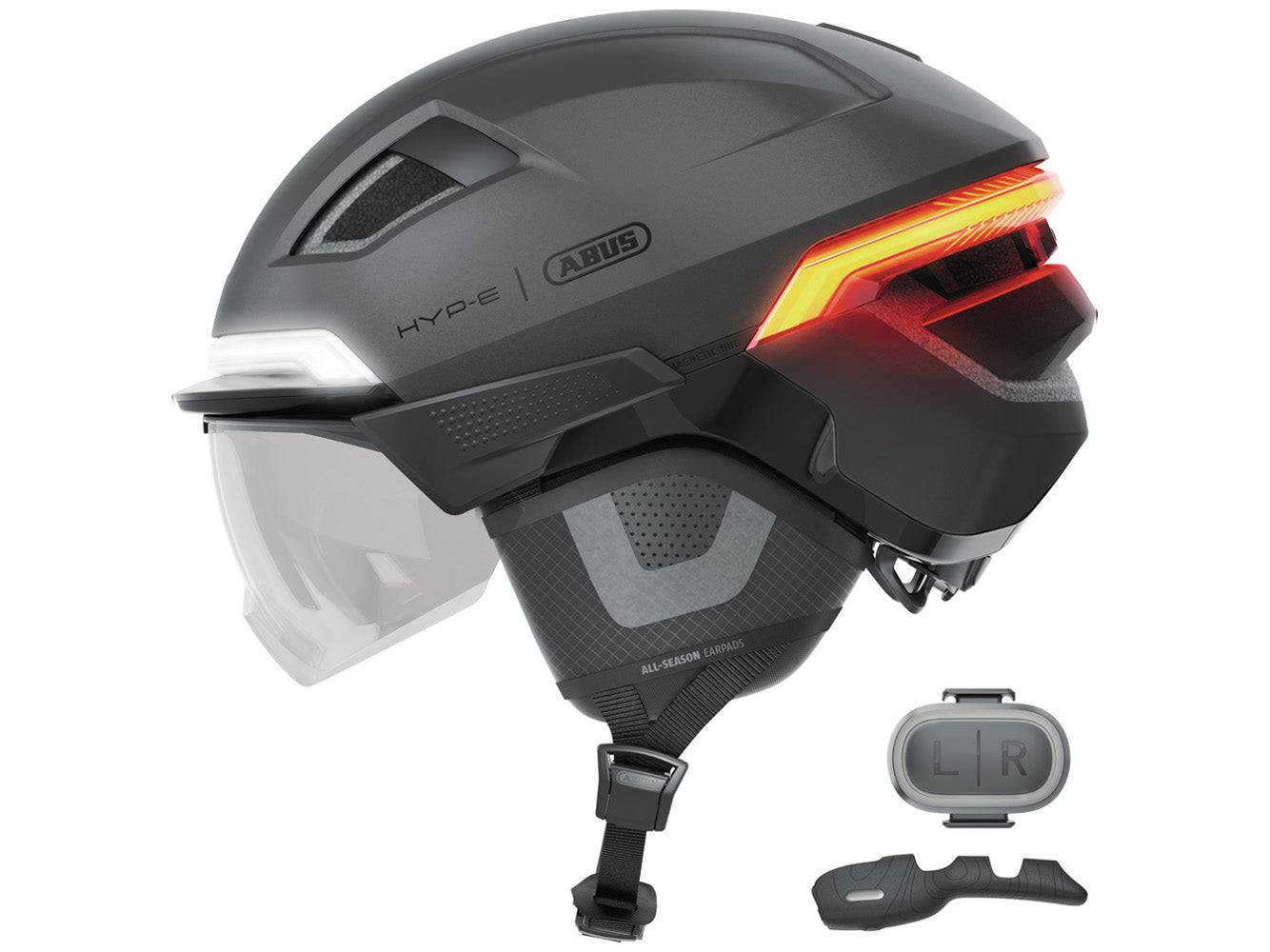Abus HYP-E BL.ACE Cykelhjelm - S 51–55 cm / Volcano Titan