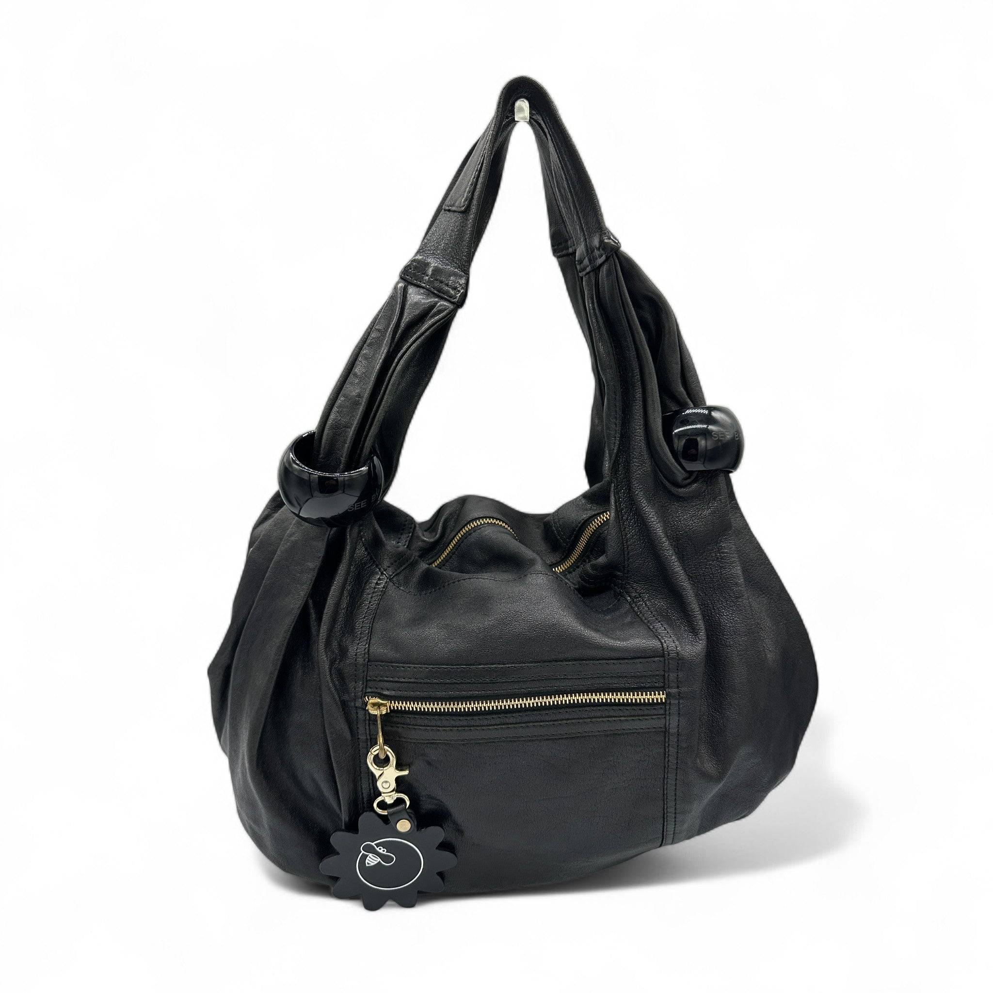 See by Chloé Black Hobo Shoulder Bag