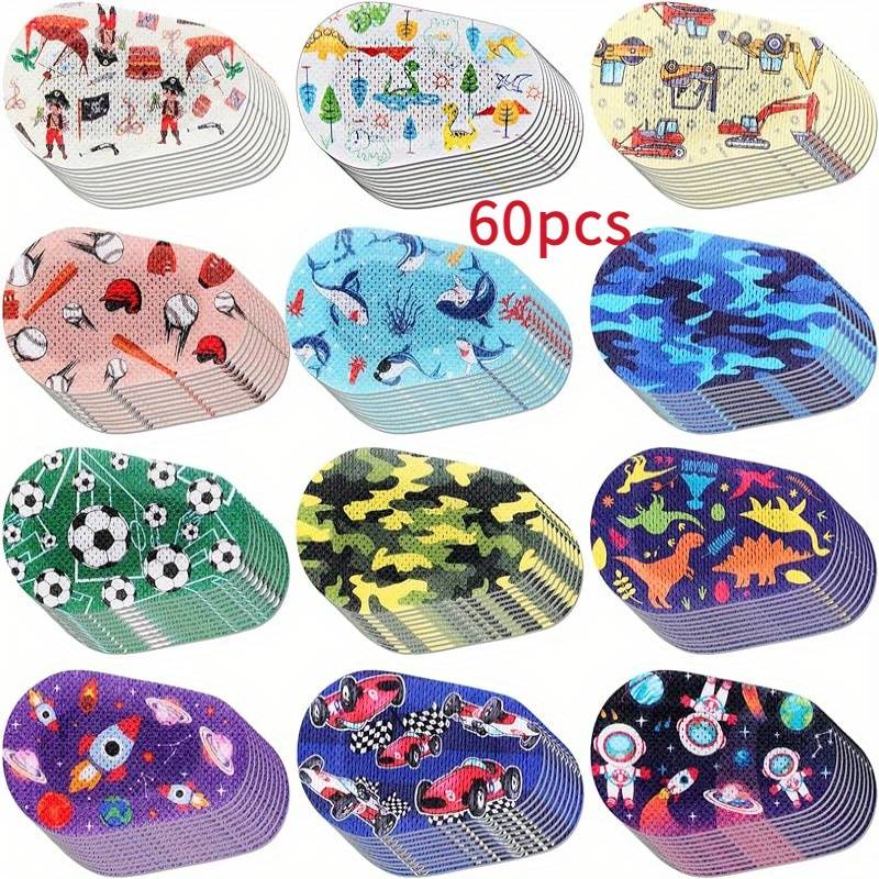 TEMU 24pcs/60pcs Adhesive Eye Patches, 12 Styles Of Cute Eye Patches, Eye Patch