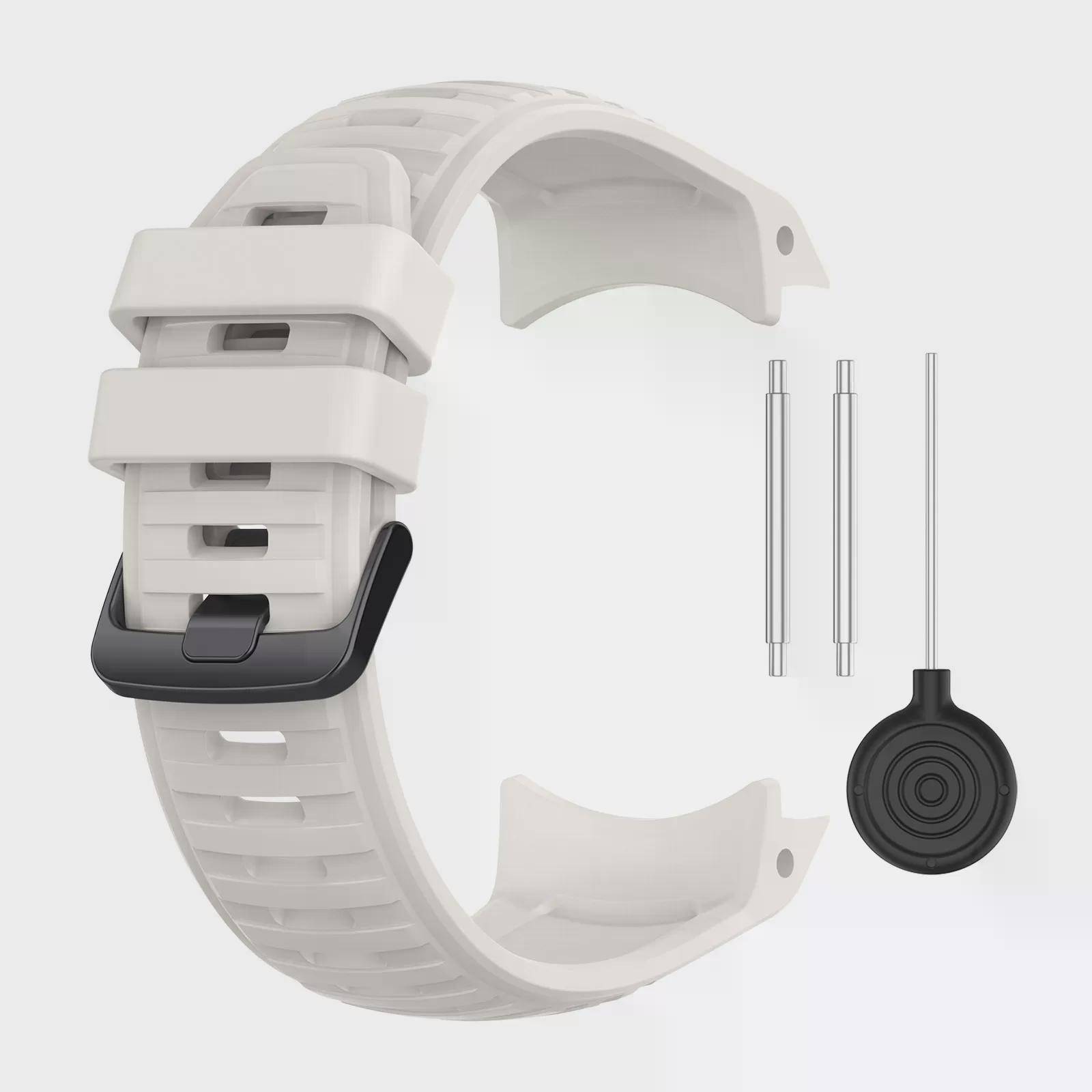 INF Silikonarmband för Garmin Instinct 2X - Vit