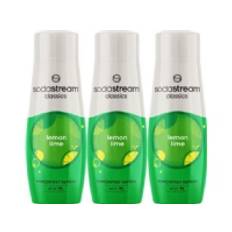 Sodastream 3 x Lemon Lime-sirup 440 ml