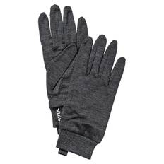 Hestra Merino Wool Liner 5-finger: Charcoal / 6