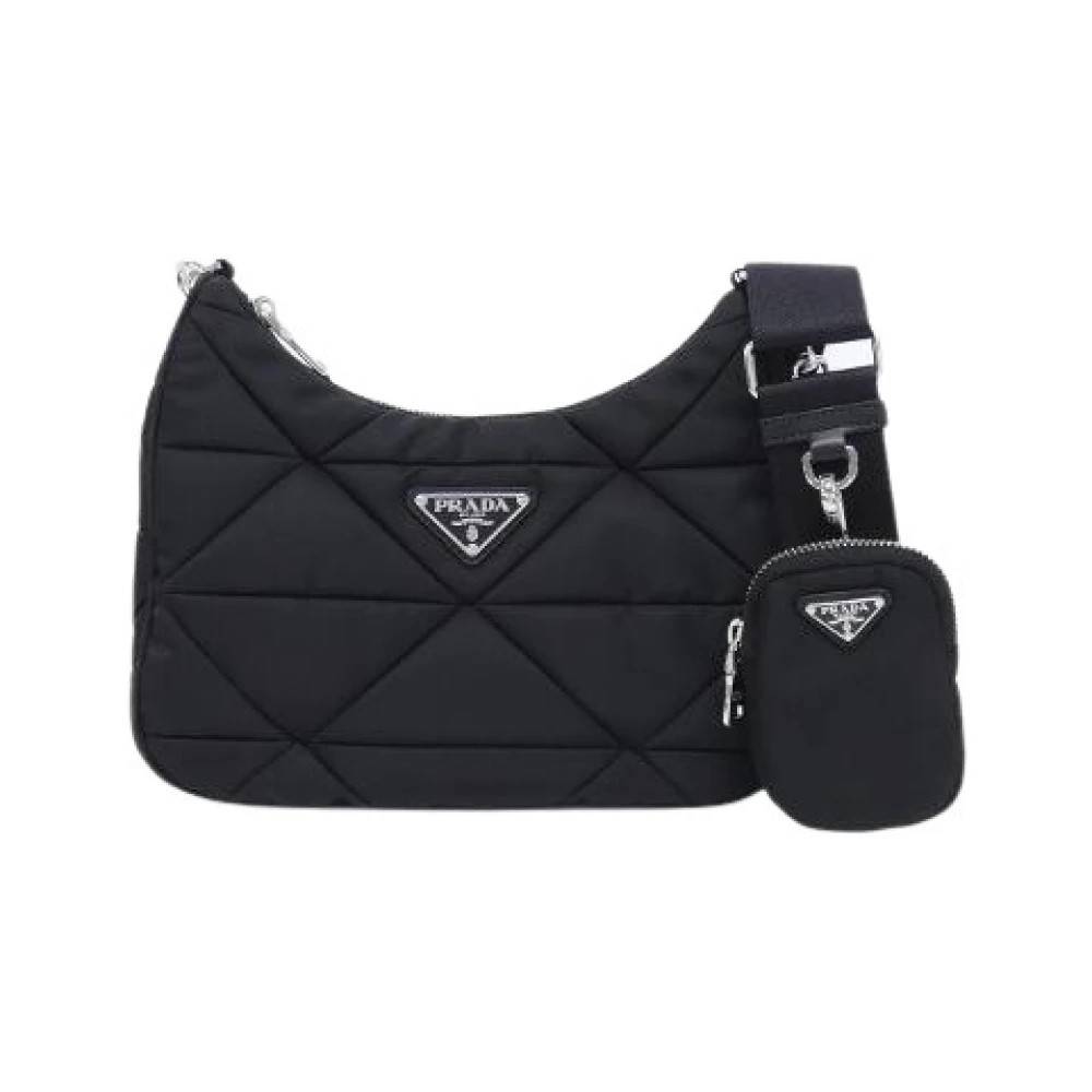 Prada Vintage Pre-owned Stof prada-tasker - Vintage - Dame - Sort - ONE SIZE -