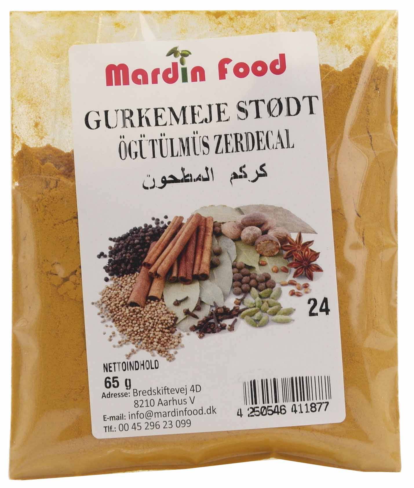 Stødt Gurkemeje 65 gr.