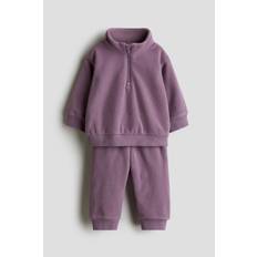Lilla 2-delt sæt i fleece - Size: 86 (12-18M) - H&M