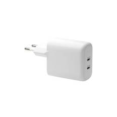 dbramante1928 EU Vægoplader - 2 x USB-C 25W - Hvid