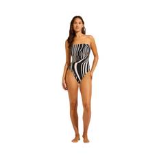 Seafolly Seafolly Coastline DD Bandeau One Piece Black Swimsuit