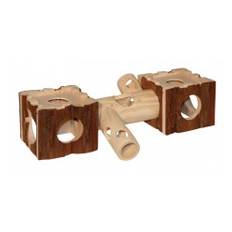 Hamster Tunnel Borg Natur 40x12x10 cm.