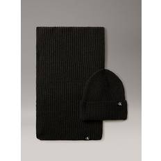 Kids' Scarf & Beanie Set - Black - S-M