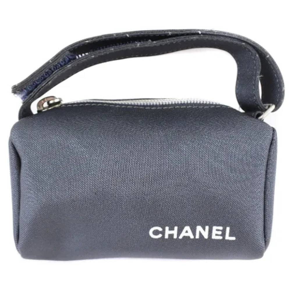 Chanel Vintage Pre-owned Stof chanel-tasker - Vintage - Dame - Grå - ONE SIZE - Tyl