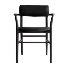 101 Copenhagen - Nama Karmstol Coffee Black/Aniline Leather från Sleepo - Svart ((LxDxH): 58 x 54 x 79,5 cm)