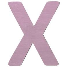 Sebra Träbokstäver - X - Pastell Flicka - Sebra - One Size - Träbokstäv
