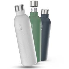 NIMOE® SteelStream 1L | 74% leichter als die Glasflasche | Für DUO, E-DUO geeignet | Pulverbeschichtete Edelstahlflasche | Spülmaschinenfest, 100% auslaufsicher