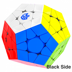 GAN Megaminx MagLev Stickerless Frosted - Black Side