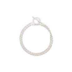 All Blues - flätat armband - dam - sterlingsilver - L - Silverfärgad