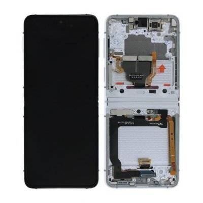 Samsung Galaxy Z Flip 3 5G 2021 (SM-F711B) Skärm med LCD Display Original - Silver