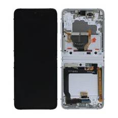 Samsung Galaxy Z Flip 3 5G 2021 (SM-F711B) Skärm med LCD Display Original - Silver