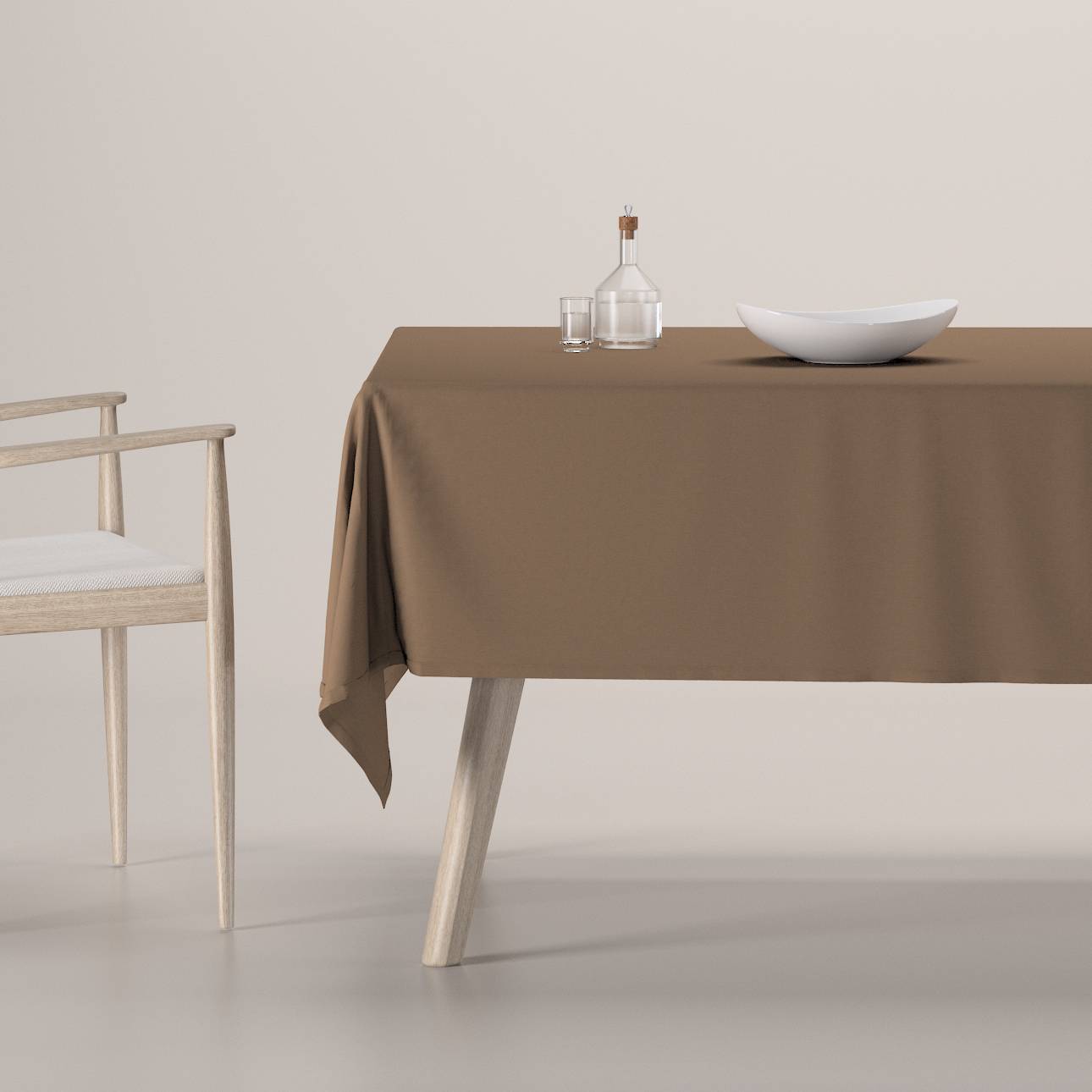 Rektangulære borddug, Mocca, Blackout Double