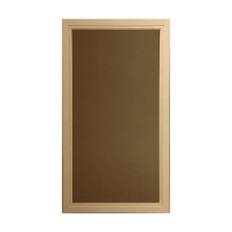Med Karm I Asp Bastufönster Bronsfärgat Glas, 5 X 9