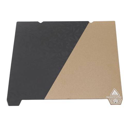 Fockety Texturerad PEI-plåt och Slät PEO-byggplatta, Dubbelsidig, Borttagbar Magnetisk Flexibel 3D-skrivare, Uppvärmd Yta, 235x235 Mm PEI Fjäderstålplatta för K1