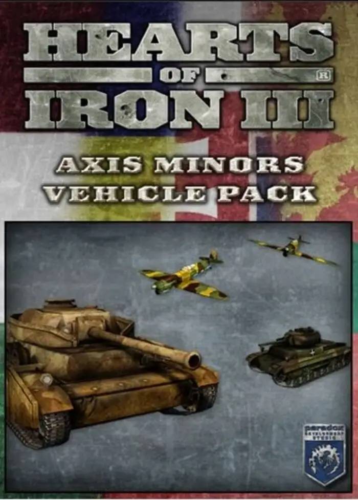 Hearts of Iron III - Axis Minors Vehicle Pack DLC (PC) - Steam - Digital Code.
