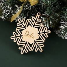 Anpassade julgranskulor Julgransdekor Personlig prydnad Laser Cut Namn Jul Anpassade presentetiketter Namndekor - flerfärgad