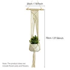 TEMU 1/2pcs, Bohemian Style Plant Hangers, Hanging Flower Pots, Lightweight Indoor/outdoor Hanging Basket For Plants