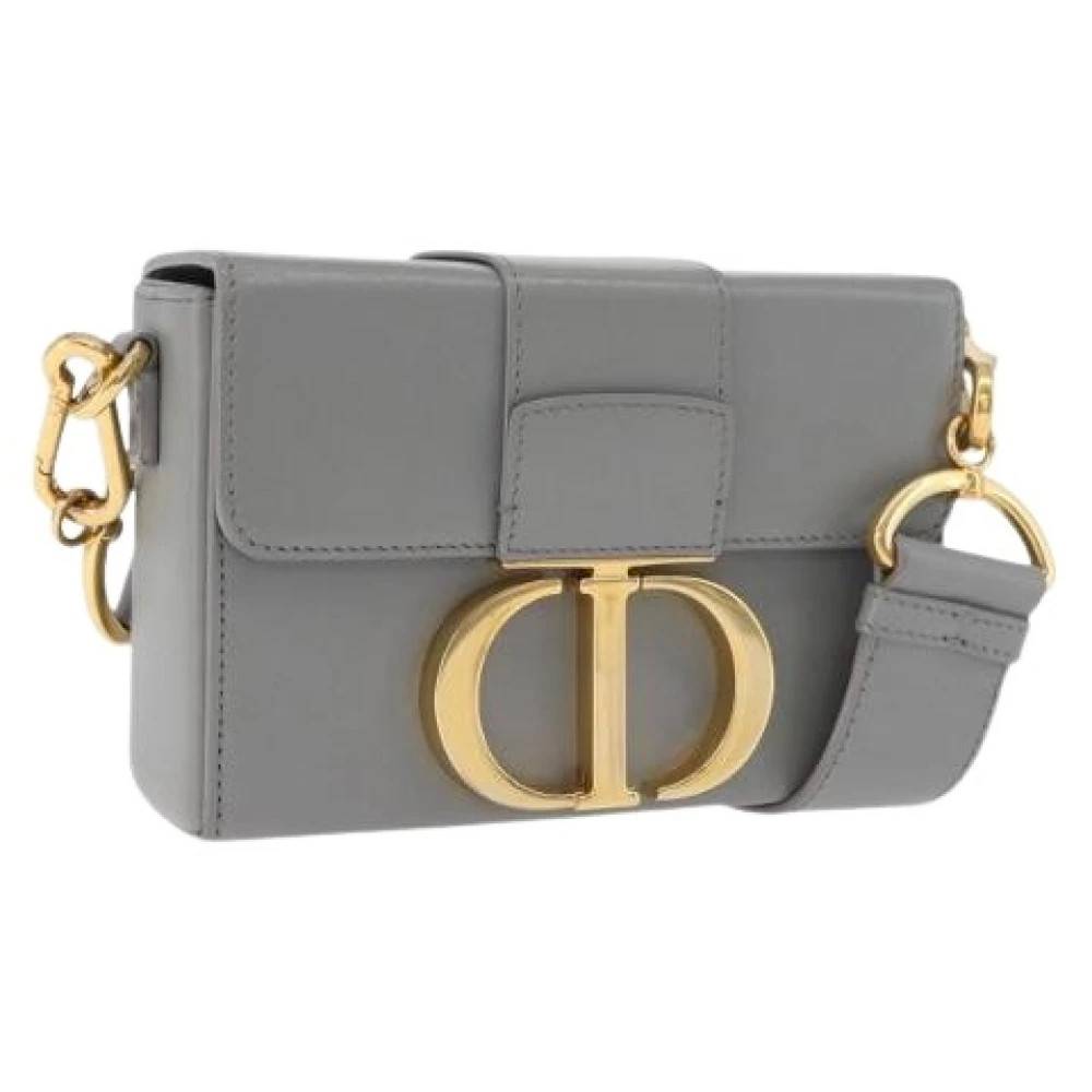 Dior Vintage Pre-owned Vintage Skuldertaske - Vintage - Dame - Grå - ONE SIZE - Uld