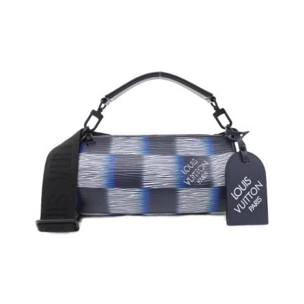 Louis Vuitton Vintage Pre-owned Vintage Cross Body Taske - Vintage - Dame - Blå - ONE SIZE - Læder