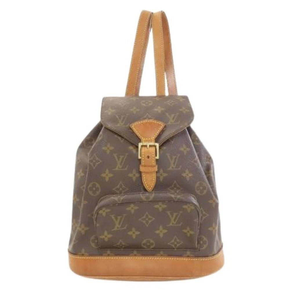 Louis Vuitton Vintage - Pre-owned Montsouris MM Ryggsäck Vintage - Dam - ONE Size - Läder