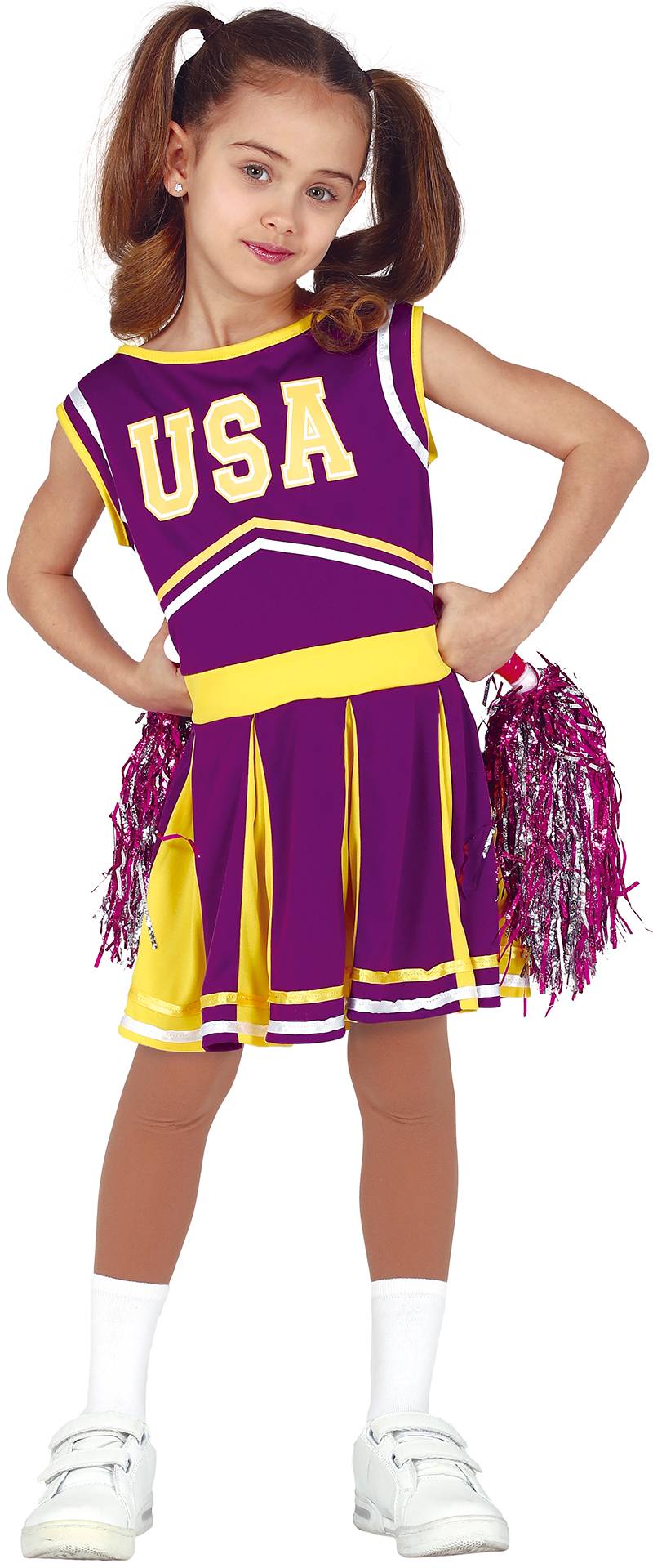 Cheerleader kostume 7-9 år
