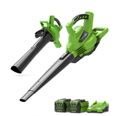 40V Leaf Blower / Leaf Vacuum 280 km/h - 2x 2Ah Battery