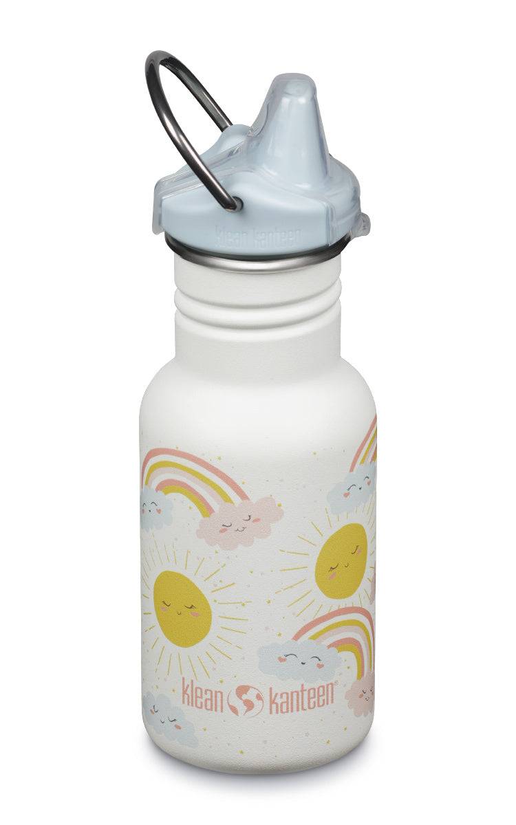 Klean Kanteen Kid Classic 355ml Rainbows – Barnflaska med Regnbågar & Pipmugg