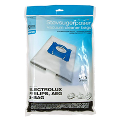 Philips støvsugerposer S-Bag. Mikrofiber. 10 stk. BV002, MP02.