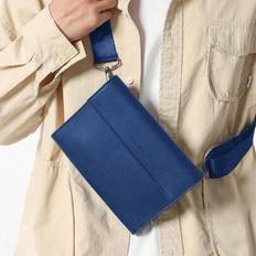 Koreansk version enkel PU-flipkuvertväska, unisex män och kvinnor högkvalitativ texturerad crossbody-väska, axelväska, liten fyrkantig väska Old Money - Grå