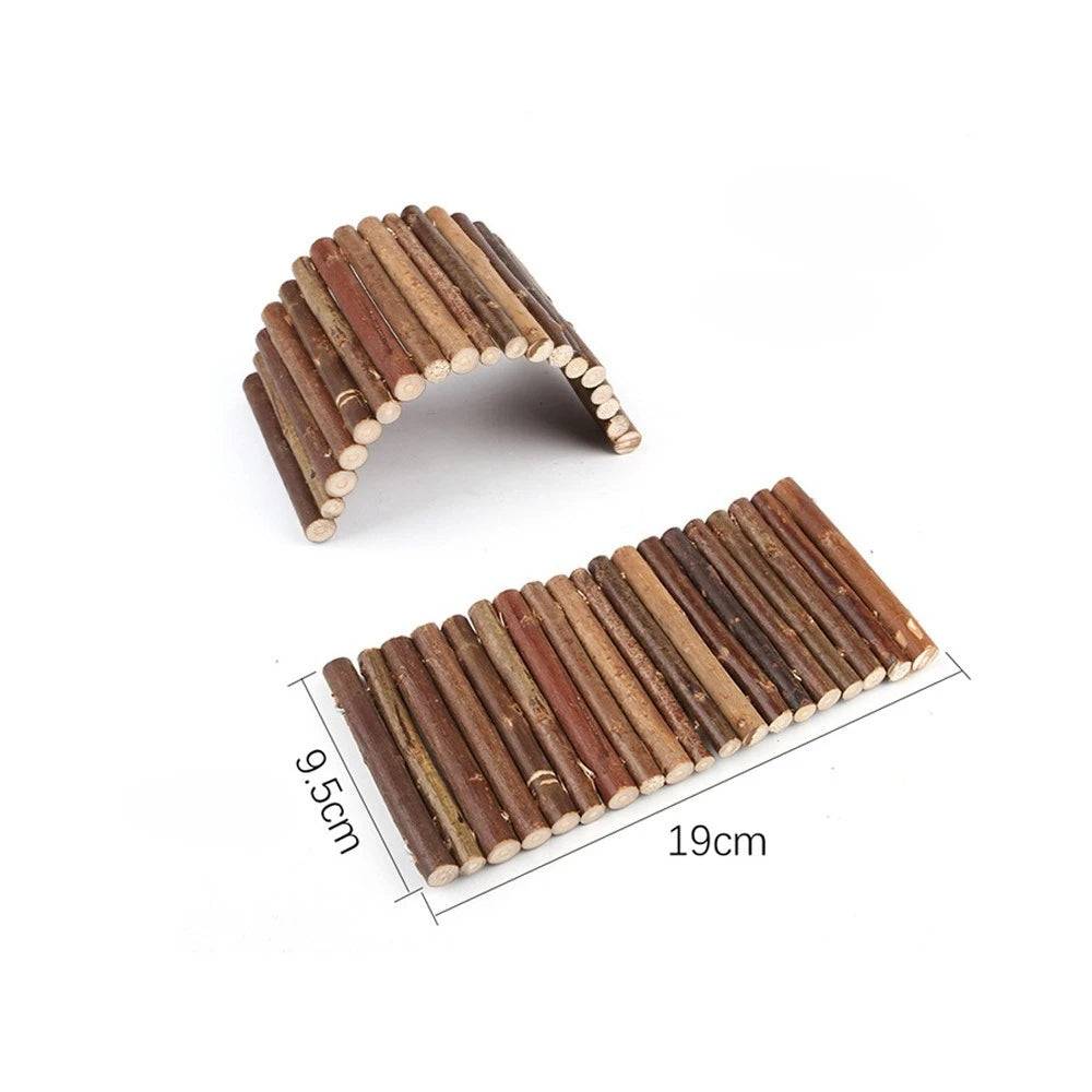 Natural Willow Chew Toy for Small Pets - S