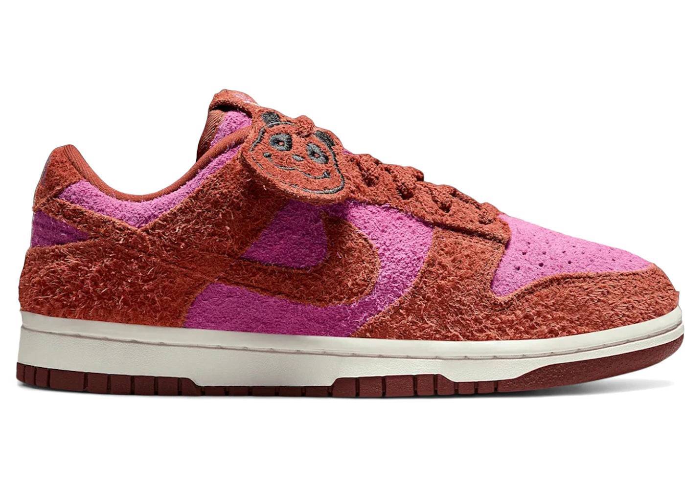 Nike Dunk Low SE Panda-Monium Picante Red Suede